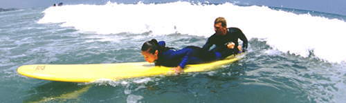 Corporate team-building and Company surf lessons