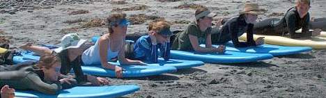 Group surf lessons